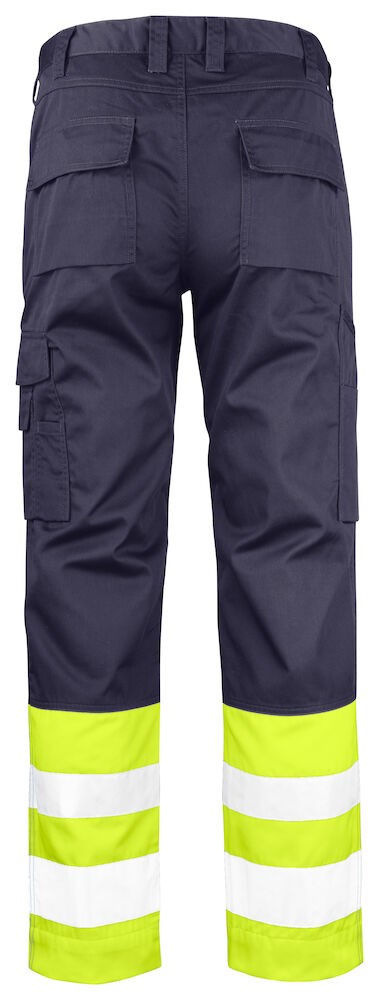 Jobman - 2314 Hi-Vis Service Trousers Navy/Geel C56 Jobman - 2314 Hi-Vis Service Trousers Navy/Geel C56