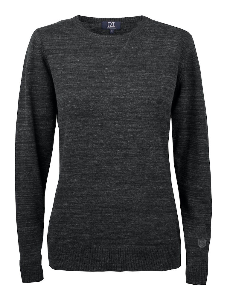 Cutter & Buck - Eatonville Sweater Dames Antraciet Mélange XL