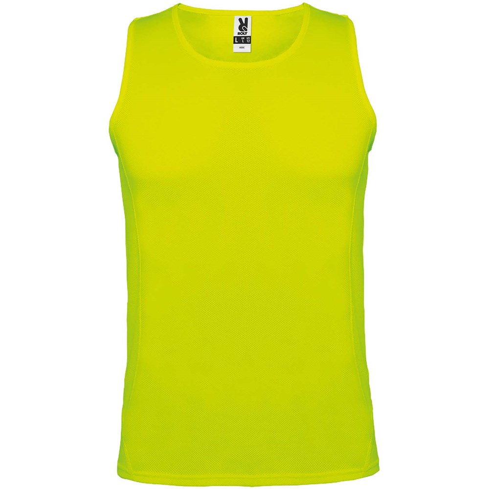 Andre 140 g/m² sporthemd voor heren - Fluorgeel