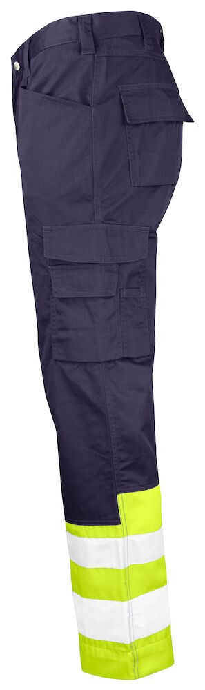 Jobman - 2314 Hi-Vis Service Trousers Navy/Geel C56 Jobman - 2314 Hi-Vis Service Trousers Navy/Geel C56