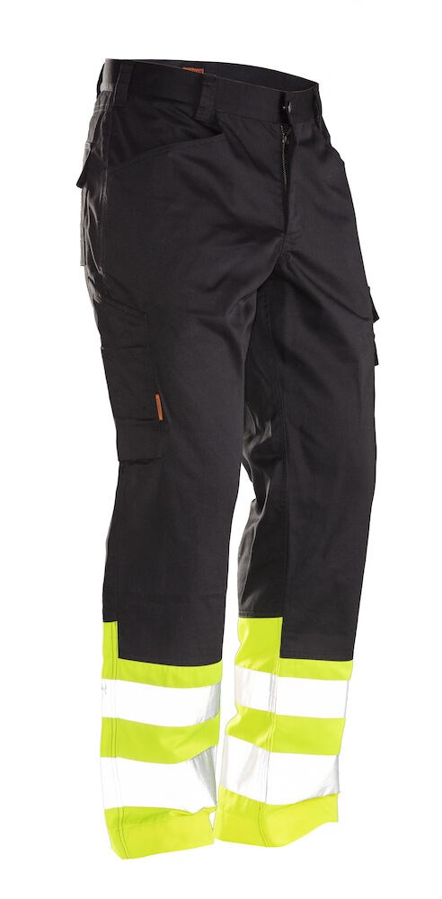 Jobman - 2314 Hi-Vis Service Trousers Navy/Geel C56 Jobman - 2314 Hi-Vis Service Trousers Navy/Geel C56
