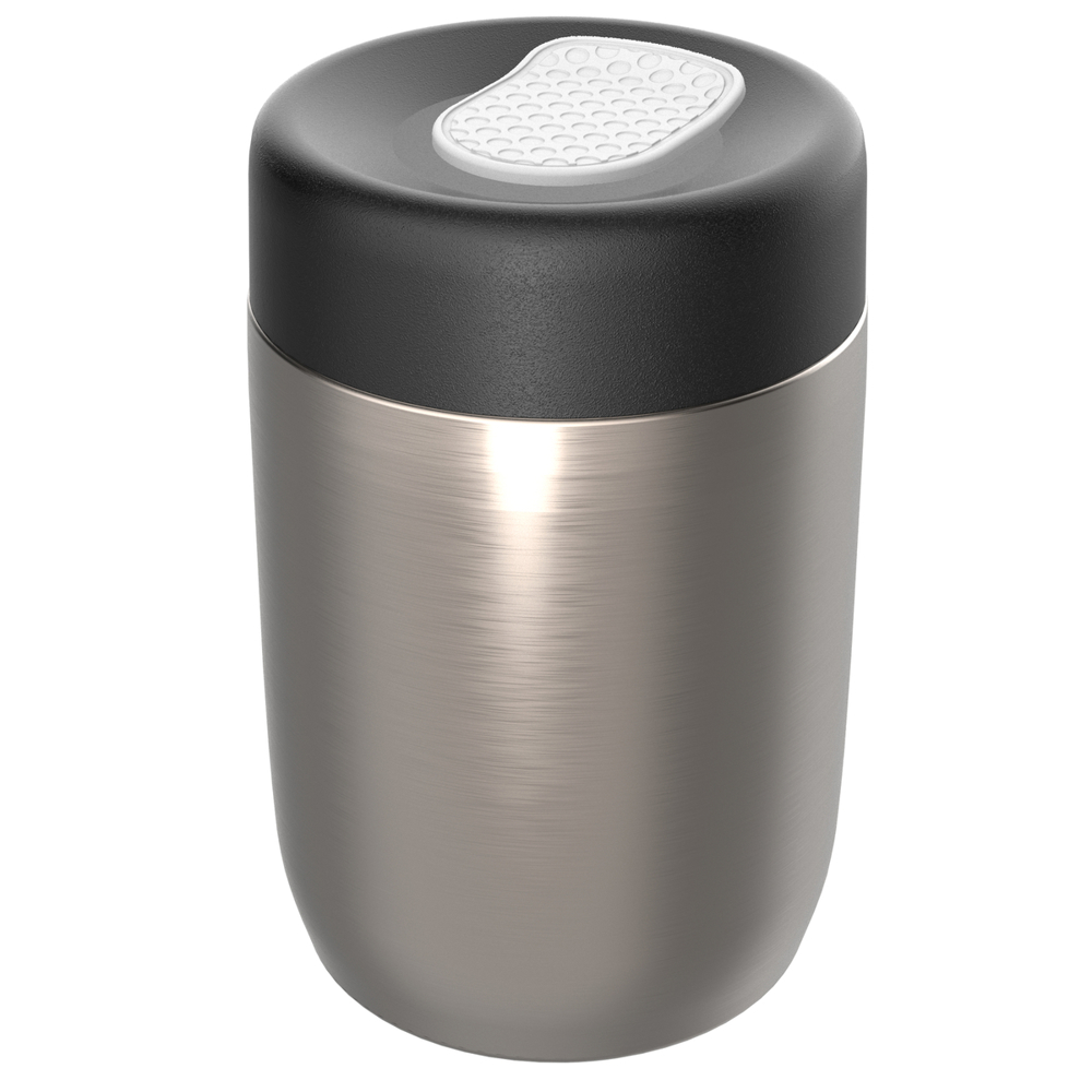 Thermo lunchpot RE98-myNIZZA - Zwart, Zilver, Wit