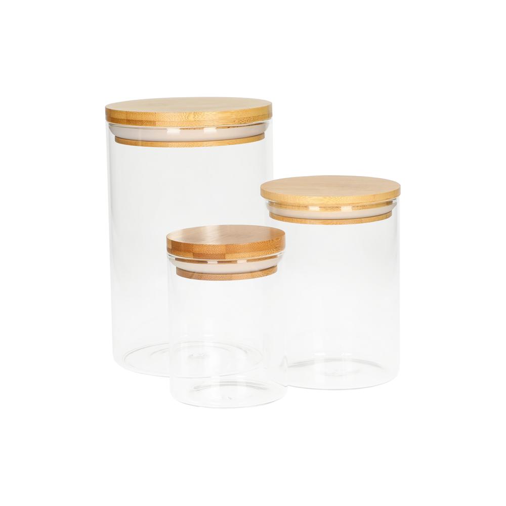 Glazen container "Bamboo", 0,65 l
